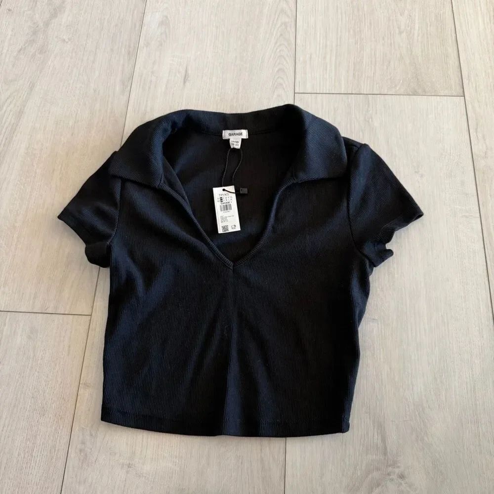Garage woman’s black top size xs